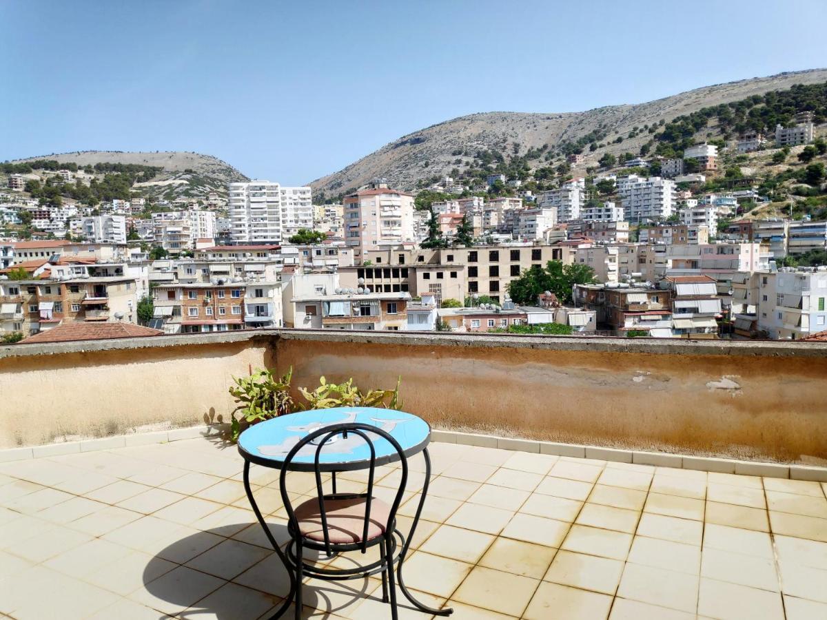 Private Studio Sea View 2 Minutes Away From Beach Sarandë Exterior foto